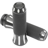 DRAG SPECIALTIES COBRA HAND GRIPS BLACK/NATURAL 354127 FOR HARLEY