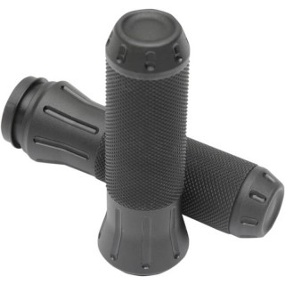 DRAG SPECIALTIES COBRA HAND GRIPS BLACK 354132 FOR HARLEY