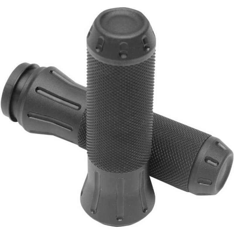 DRAG SPECIALTIES COBRA HAND GRIPS BLACK 354132 FOR HARLEY