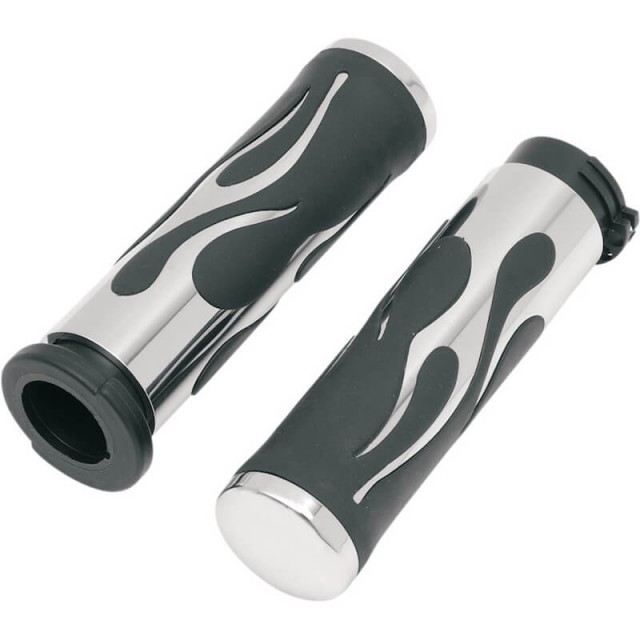MANOPOLE HARLEY FLAMED GRIPS DRAG SPECIALTIES ACCELERATORE ELETTRONICO