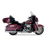 SUPERTRAPP STOUT 4" CHROME SLIP-ONS MUFFLER HARLEY TOURING 2017-2021 - SIDE