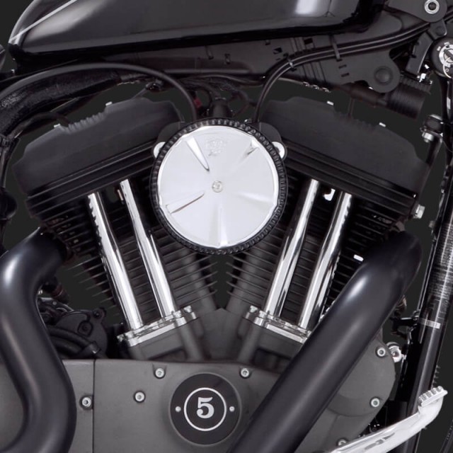 VANCE HINES VO2 AIR INTAKE CHROME SKULLCAP