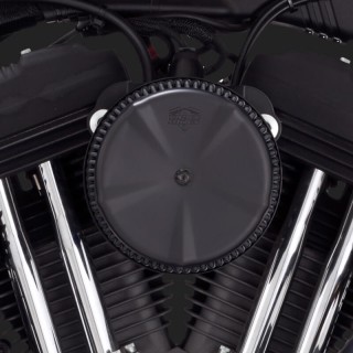 VANCE HINES VO2 AIR INTAKE MATT BLACK SKULLCAP