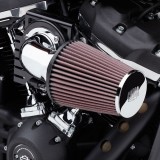 FILTRO ARIA A CONO COBRA CONE AIR INTAKE CROMATO PER HARLEY TOURING 2017-2021