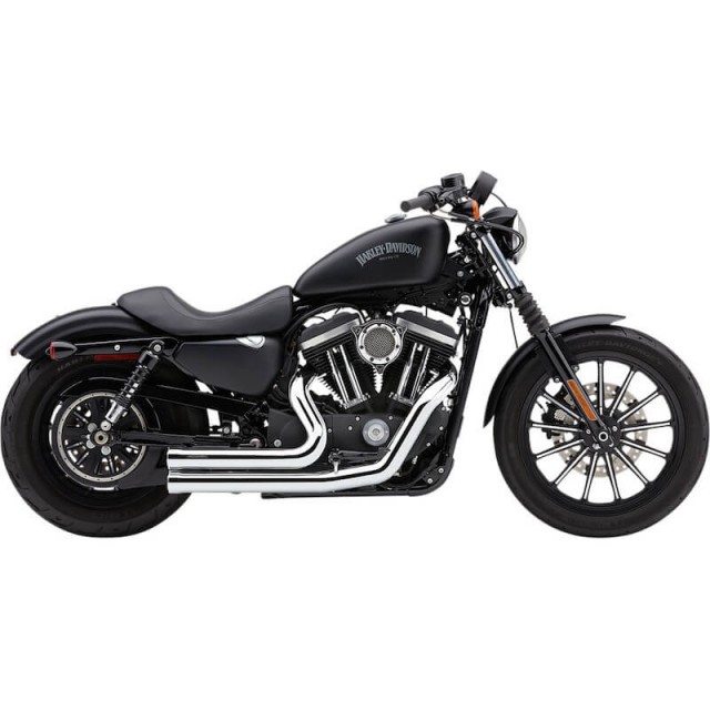 COBRA SPEEDSTER SHORT 909 CHROME EXHAUST FOR HARLEY SPORTSTER XL 2014-2020
