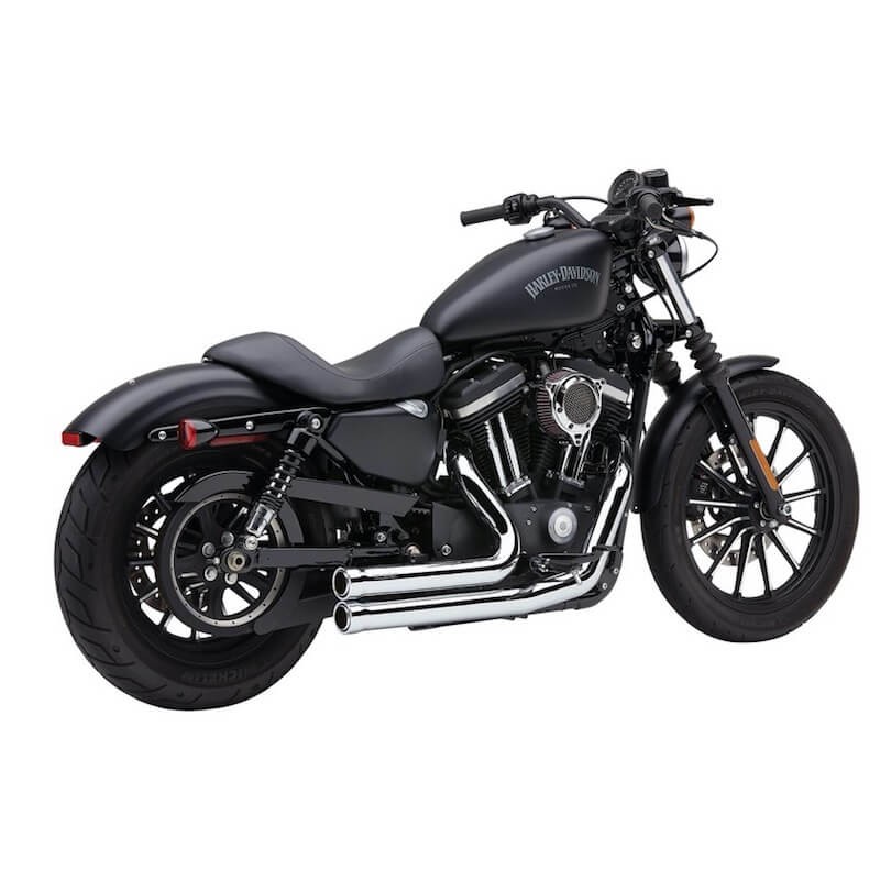 COBRA SPEEDSTER SHORT 909 CHROME EXHAUST FOR HARLEY SPORTSTER XL 2014-2021