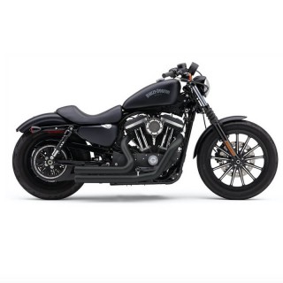 COBRA SPEEDSTER SHORT 909 BLACK EXHAUST FOR HARLEY SPORTSTER XL 2014-2020