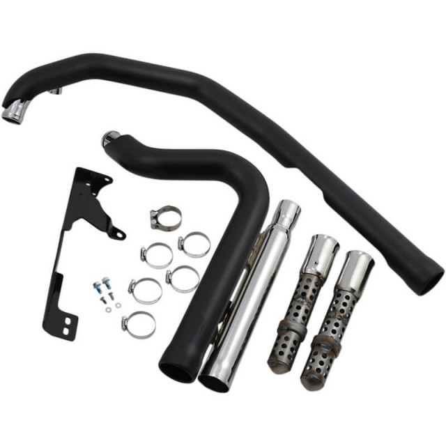 COBRA SPEEDSTER SHORT 909 BLACK EXHAUST FOR HARLEY SPORTSTER XL 2014-2020