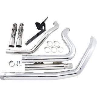 COBRA SPEEDSTER SHORT 909 CHROME EXHAUST FOR HARLEY SPORTSTER XL 2007-2013
