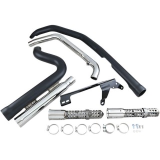 COBRA SPEEDSTER SHORT 909 BLACK EXHAUST FOR HARLEY SPORTSTER XL 2007-2013