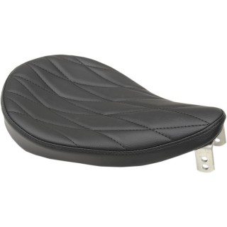 DRAG SPECIALTIES SMALL SPRING SOLO SEAT BLACK DIAMOND