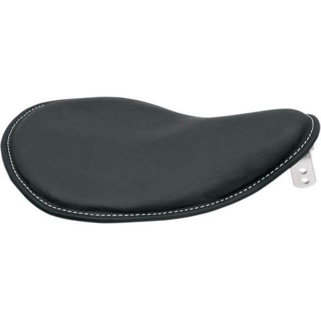 DRAG SPECIALTIES SMALL LOW PROFILE SPRING SOLO SEAT LEATHER BLACK