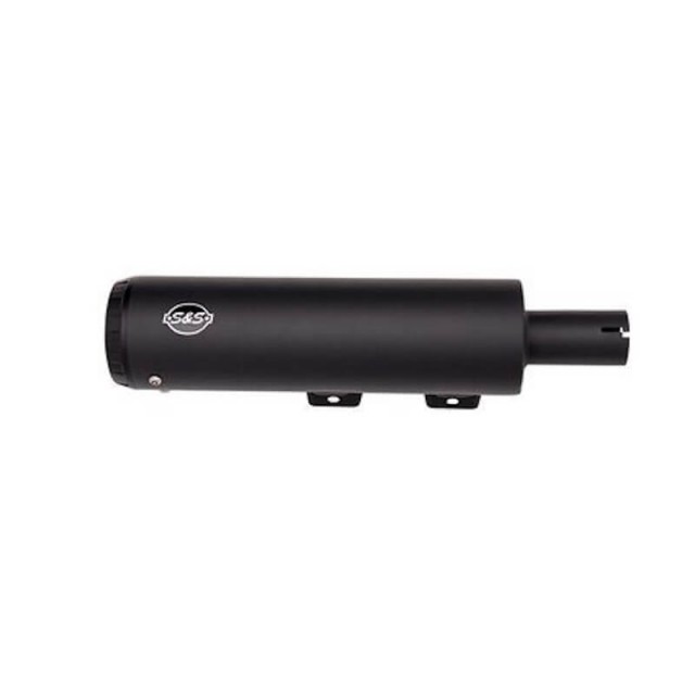 TERMINALI S&S GRAND NATIONAL SLIP-ON 100mm EC EURO4 NERI FAT BOB 18-21