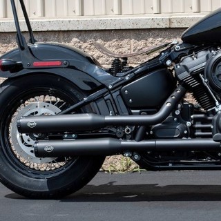 TERMINALI S&S GRAND NATIONAL SLIP-ON EC EURO4 NERI HARLEY SOFTAIL18-21