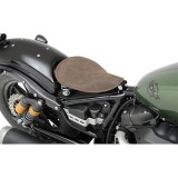 DRAG SPECIALTIES SMALL LOW PROFILE SPRING SEAT BROWN LEATHER