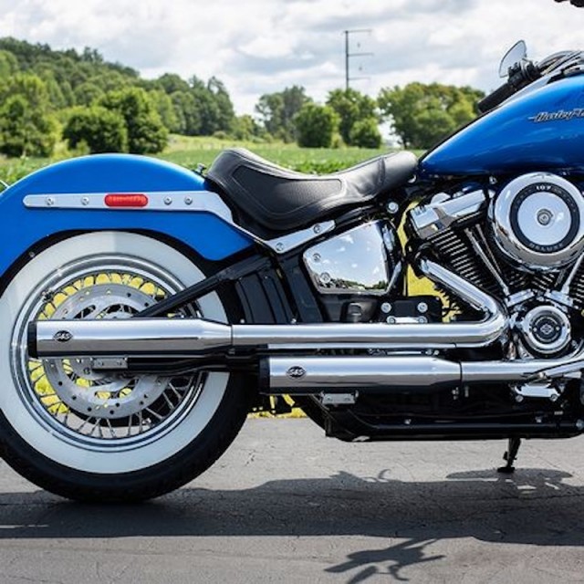 TERMINALI S&S GRAND NATIONAL SLIP-ON EC EURO4 CROMO SOFTAIL HERITAGE/DELUXE18-21 - MONTATI