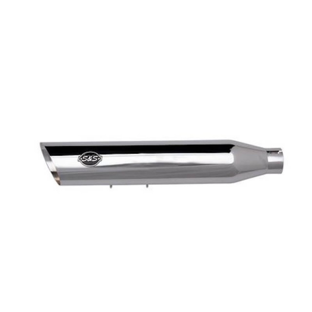 TERMINALI S&S GRAND NATIONAL SLASH SLIP-ON EC EURO4 CROMO SOFTAIL HERITAGE/DELUXE 18-21 - LATO