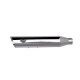 S&S GRAND NATIONAL EC EURO4 SLIP-ON CHROME SLASH MUFFLERS SOFTAIL HERITAGE/DELUXE 18-21 - SIDE