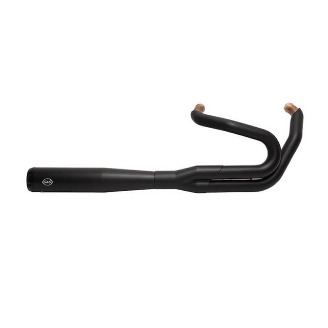 S&S SUPERSTREET 2-IN-1 BLACK EXHAUST SYSTEM HARLEY SOFTAIL 2018-2021 - BLACK
