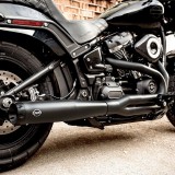 SCARICO S&S SUPERSTREET 2-IN-1 NERO HARLEY SOFTAIL 2018-2021 - DETTAGLIO