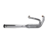 S&S SUPERSTREET 2-IN-1 CHROME EXHAUST SYSTEM HARLEY SOFTAIL 2018-2021