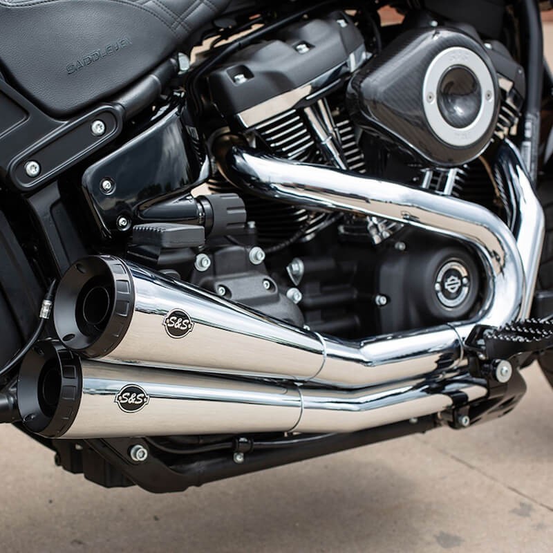 SCARICO S&S GRAND NATIONAL CROMO HARLEY SOFTAIL18-21 - DETTAGLIO