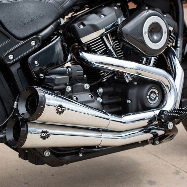 SCARICO S&S GRAND NATIONAL CROMO HARLEY SOFTAIL18-21 - DETTAGLIO