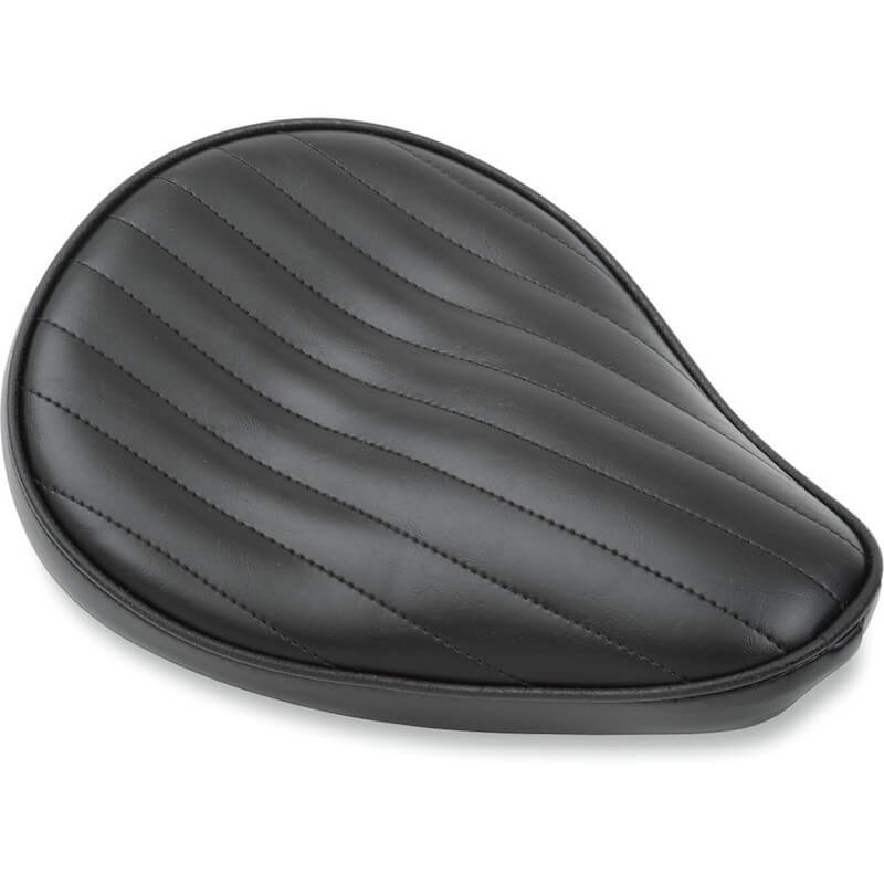 LE PERA SPRING SOLO SEAT PLEATED BLACK