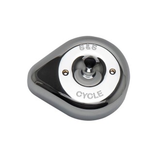CHROME COVER FOR S&S TEARDROP AIR CLEANER