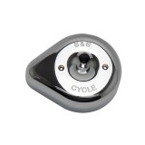 CHROME COVER FOR S&S TEARDROP AIR CLEANER