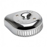 COVER FILTRO ARIA S&S TEARDROP SLASHER CROMO - DETTAGLIO