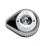 COVER TEARDROP SLASHER CROMO PER FILTRI ARIA S&S STEALTH
