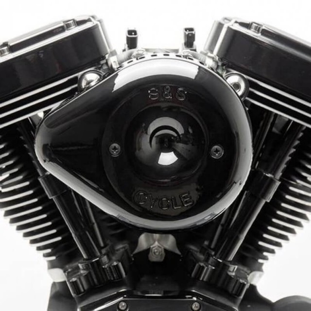 COVER TEARDROP SLASHER NERA FILTRO ARIA S&S STEALTH - MOTORE