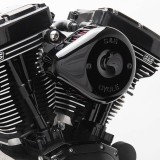 S&S MINI STEALTH TEARDROP BLACK AIR FILTER FOR HARLEY TOURING 2017-2020 - DETAIL