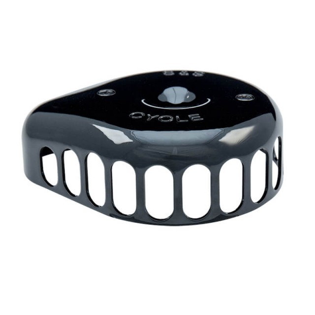 COVER FILTRO ARIA S&S MINI TEARDROP NERO - DETTAGLIO