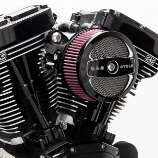 COVER AIR 1 NERA PER FILTRO ARIA S&S STEALTH - MOTORE