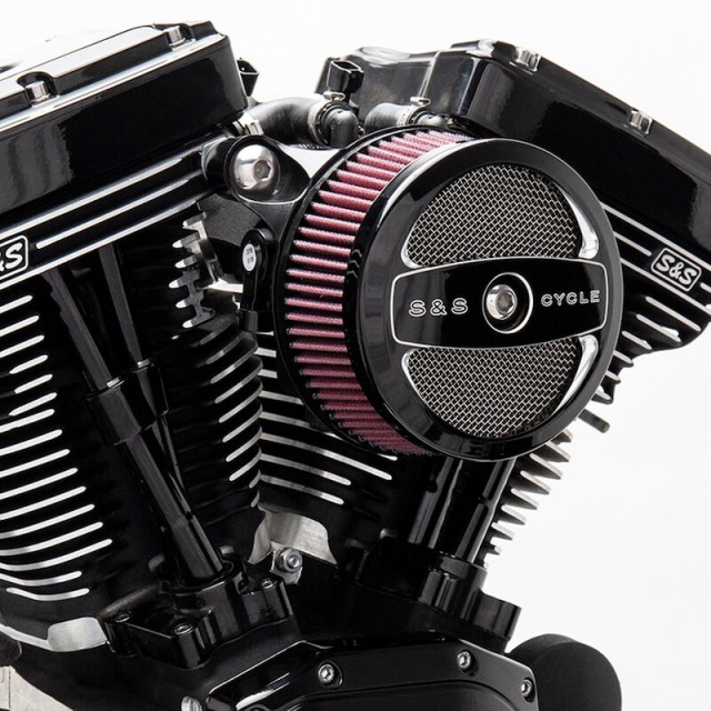 COVER AIR 1 NERA PER FILTRO ARIA S&S STEALTH - MOTORE