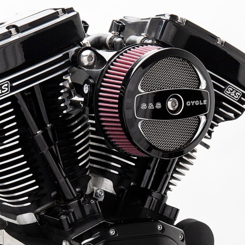 COVER AIR 1 NERA PER FILTRO ARIA S&S STEALTH - MOTORE