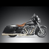 SELLA LE PERA STREAKER PLEATED SOLO SEAT CUOIO HARLEY TOURING 2008-2021