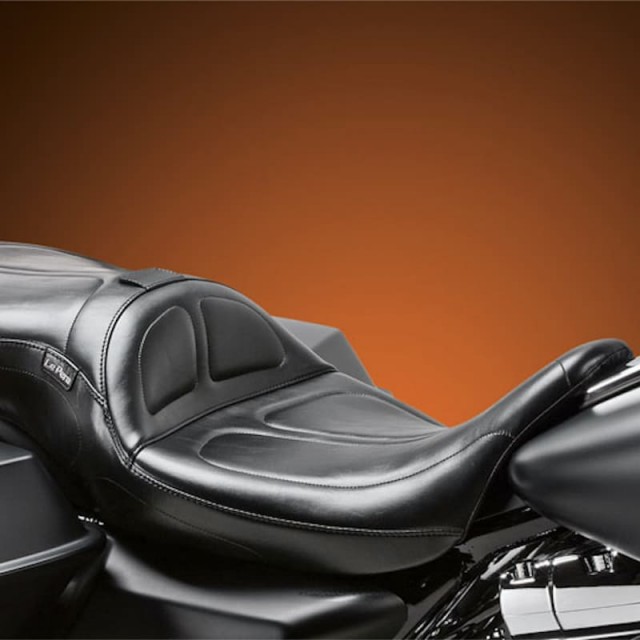 LE PERA MAVERICK STITCH SEAT WITH BACKREST HARLEY TOURING 2008-2021