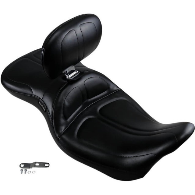 LE PERA MAVERICK STITCH SEAT WITH BACKREST HARLEY TOURING 2008-2021