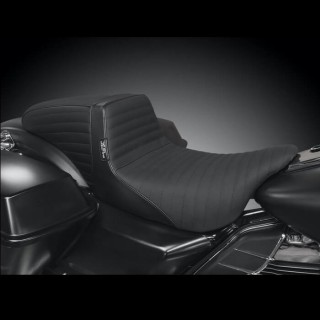 LE PERA KICKFLIP PLEATED GRIPP TAPE SEAT HARLEY TOURING 2008-2021