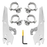 SUPPORTI LUCIDATI MEMPHIS SHADES TRIGGER LOCK PER INDIAN SCOUT 15-20