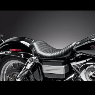 LE PERA BARE BONES PLEATED SOLO SEAT FOR HARLEY DYNA 1996-2003