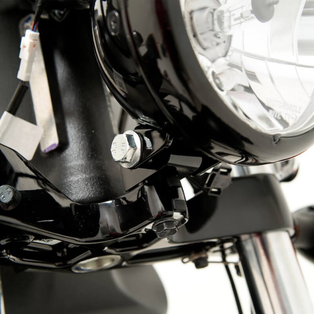 KIT MEMPHIS SHADES ESTENSIONE FARO PER INDIAN SCOUT BOBBER 2018-2020 - ZOOM