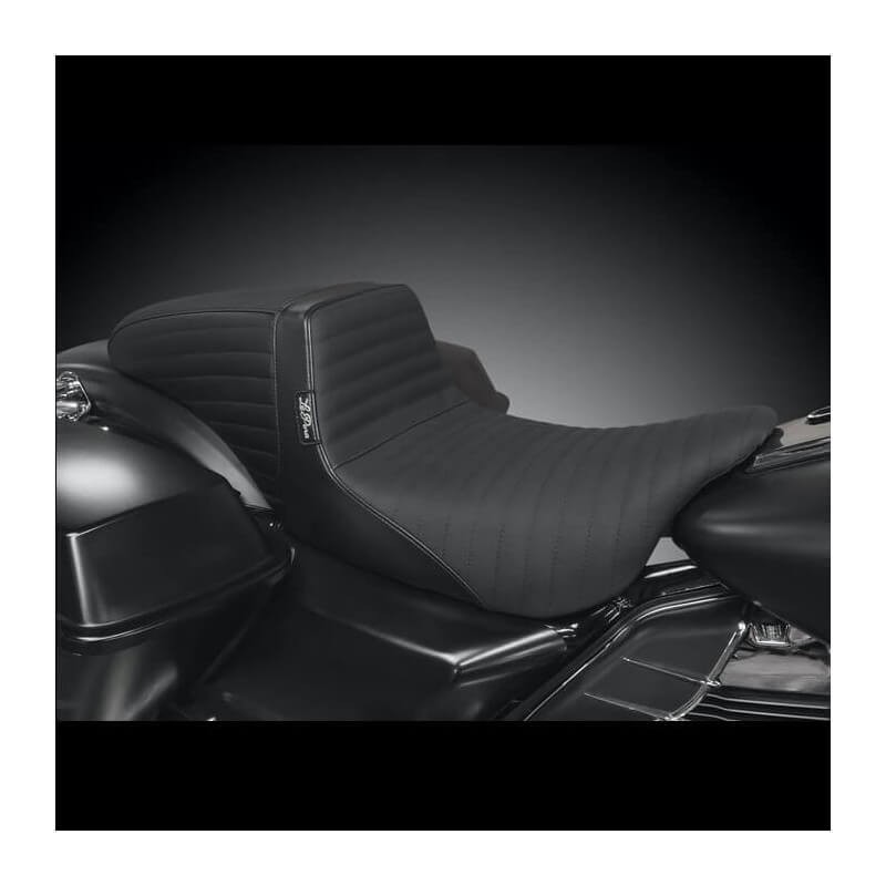 SELLA LE PERA KICKFLIP PLEATED GRIPP TAPE LONG LEGS SEAT HARLEY TOURING 2008-2021