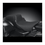 LE PERA KICKFLIP PLEATED GRIPP TAPE LONG LEGS SEAT HARLEY TOURING 2008-2021