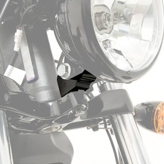 KIT MEMPHIS SHADES ESTENSIONE FARO BLOCCO C PER INDIAN SCOUT BOBBER 2018-2020 - DETTAGLIO