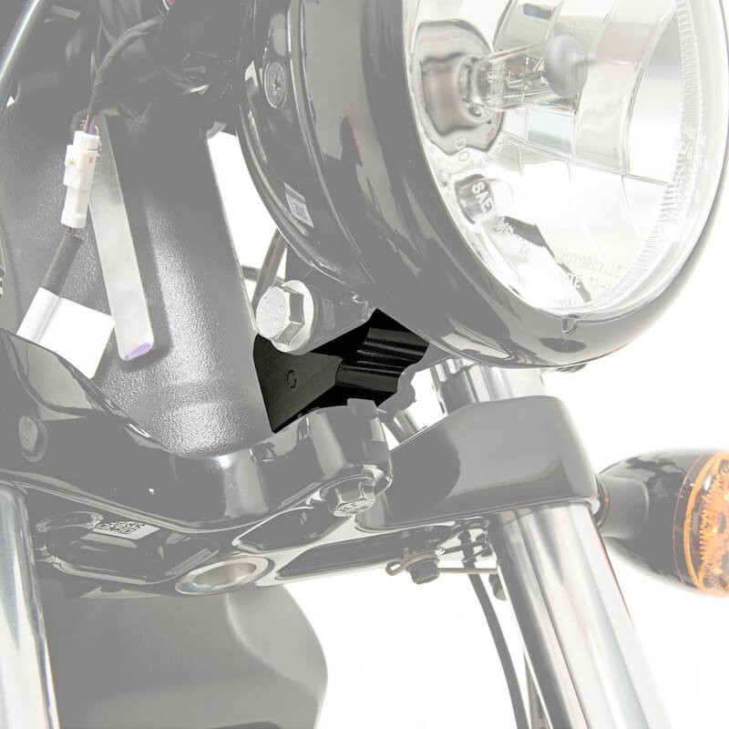 MEMPHIS SHADES HEADLIGHT EXTENSION BLOCK C FOR INDIAN SCOUT BOBBER 2018-2020 - DETAIL