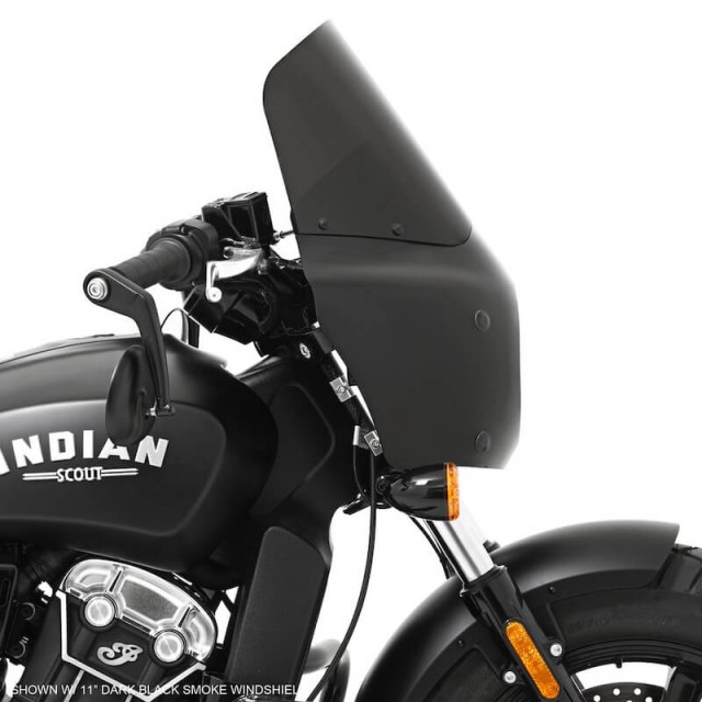 MEMPHIS SHADES ROAD WARRIOR FAIRING MEM7371 FOR INDIAN SCOUT BOBBER 2018-2020 OPTIONAL SMOKE WINDSHIELD - SIDE
